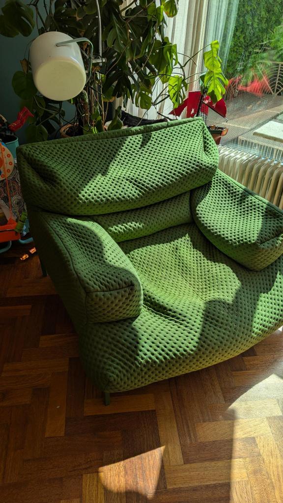 Montis Lazy Bastard stoel – Bertjan Pot (opknapper), Huis en Inrichting, Fauteuils, Ophalen, Gebruikt, Design, 75 tot 100 cm