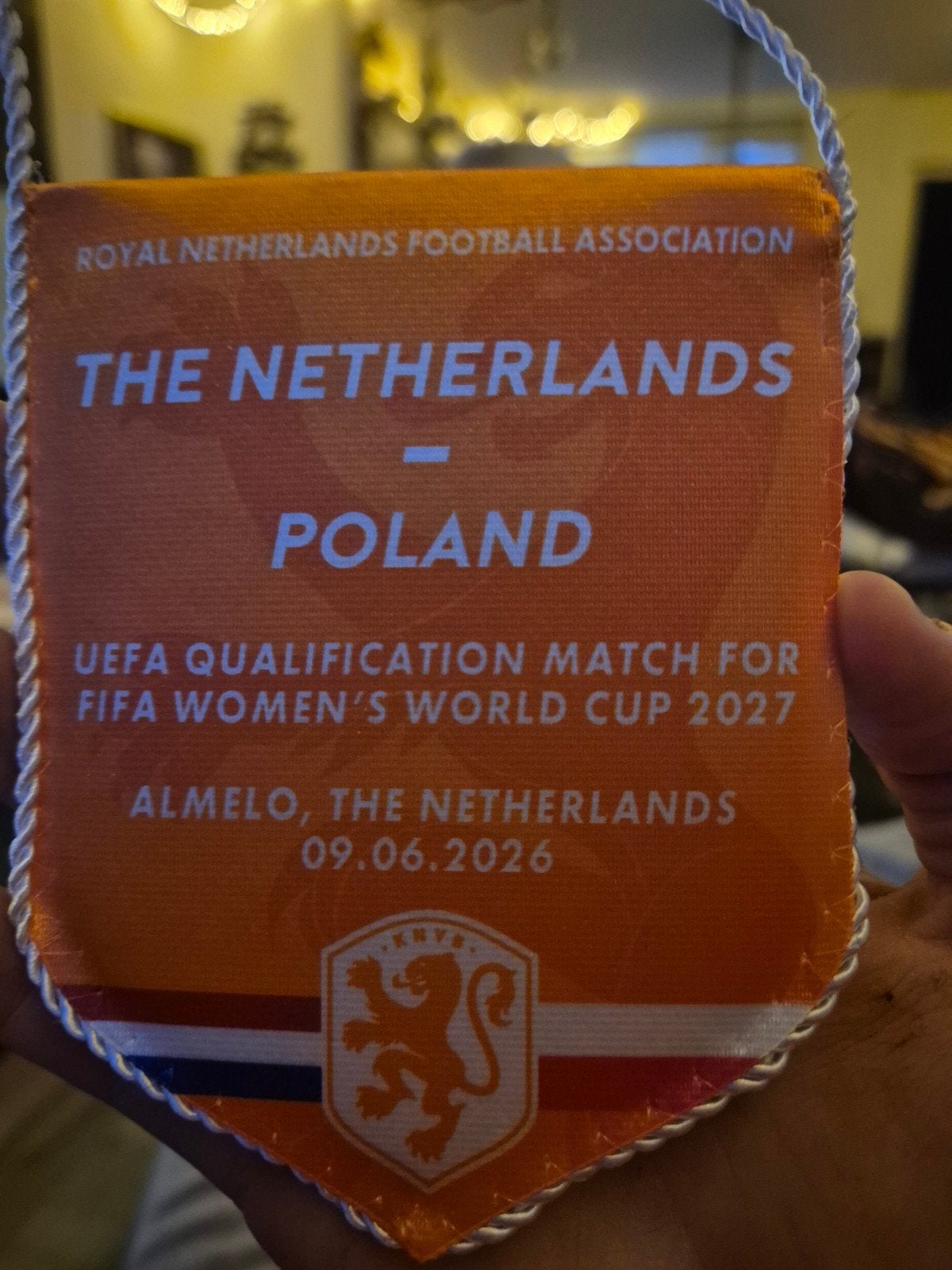 Vaantje Nederland - Polen WK 2027 Kwalificatie, Ophalen of Verzenden