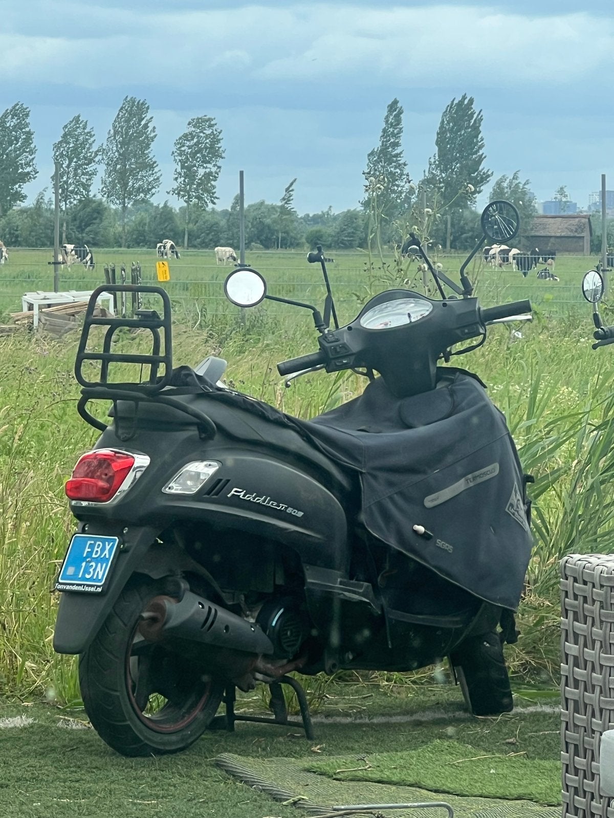 Sym Fiddle II Scooter - Zwart, Goede Staat, Ophalen of Verzenden, Gebruikt, Overige typen, SYM