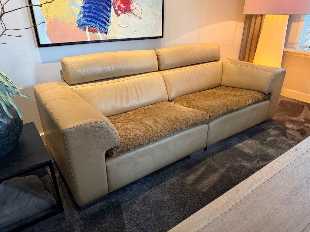 Foto 8 van Leolux Howlazy designbank – leer & stof – opnieuw bekleed