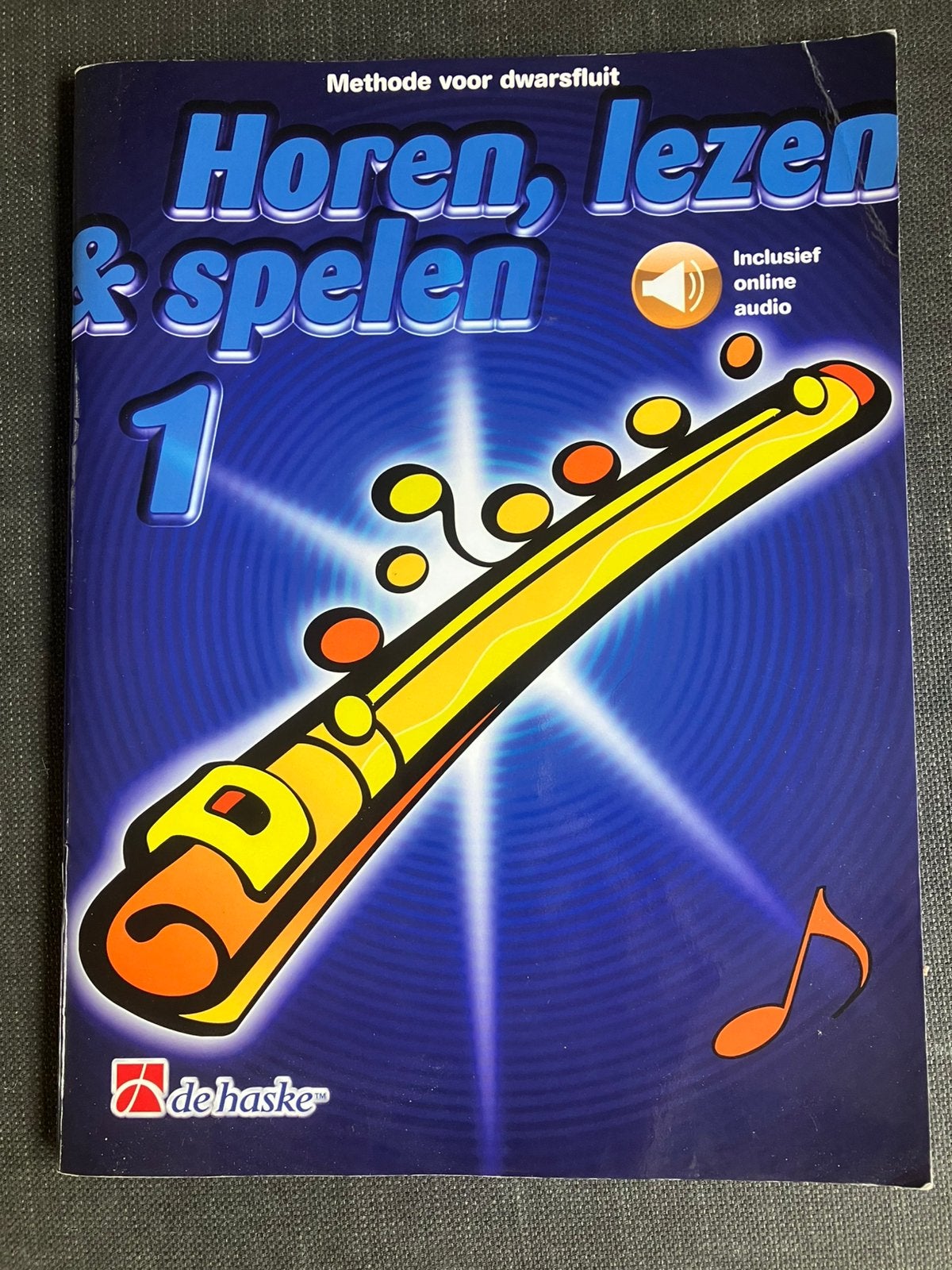 Bladmuziek, 3 boeken, voor dwarsfluit., Gebruikt, Overige genres, Les of Cursus, Dwarsfluit of Piccolo