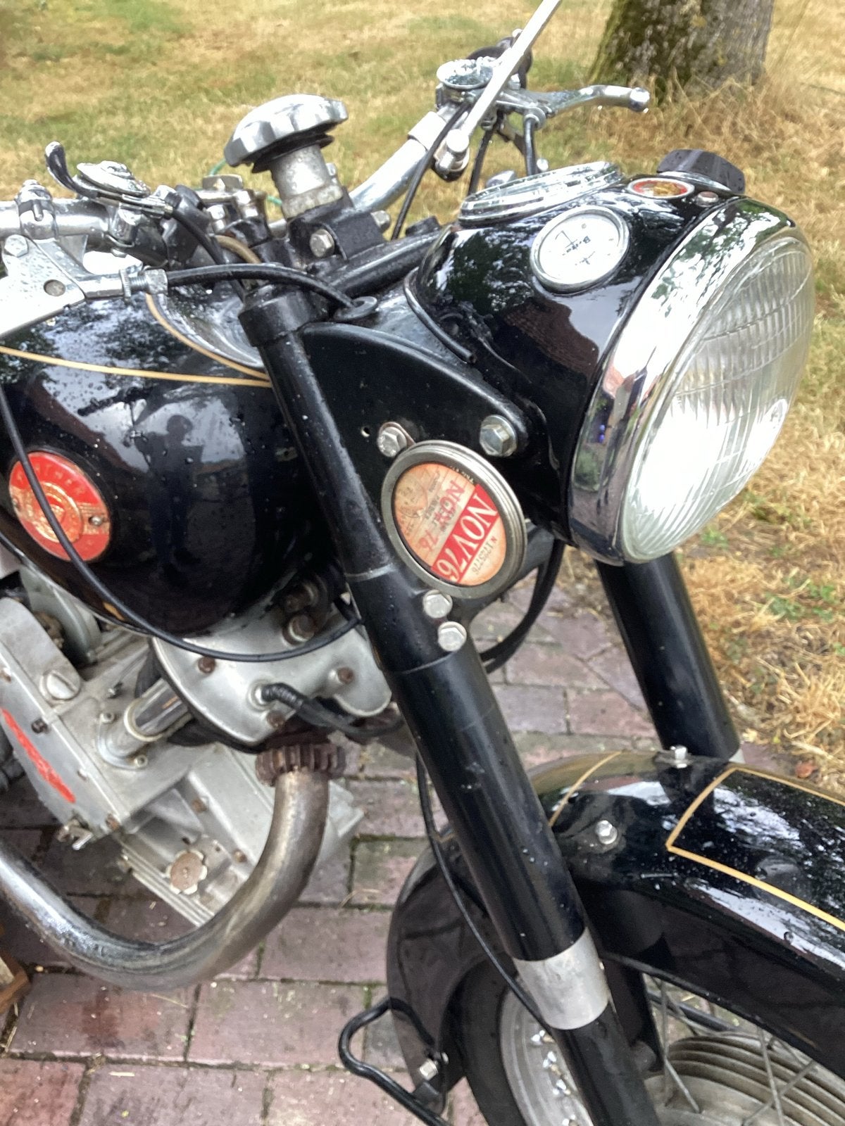 Zeldzame Panther M120 Spring Frame motorfiets (1959-1966), Motoren, Motoren | Oldtimers, 1 cilinder, Gebruikt, Overig