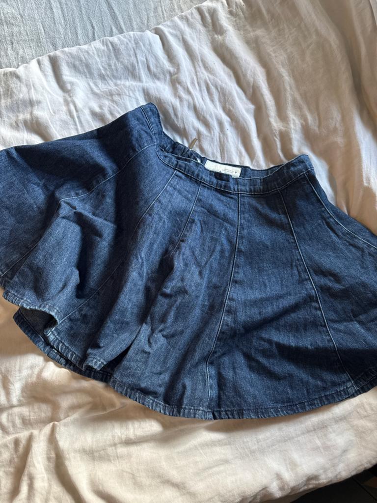 Zara spijkerrokje maat M, Kleding | Dames, Rokken, Verzenden, Gedragen, Maat 38/40 (M), Blauw