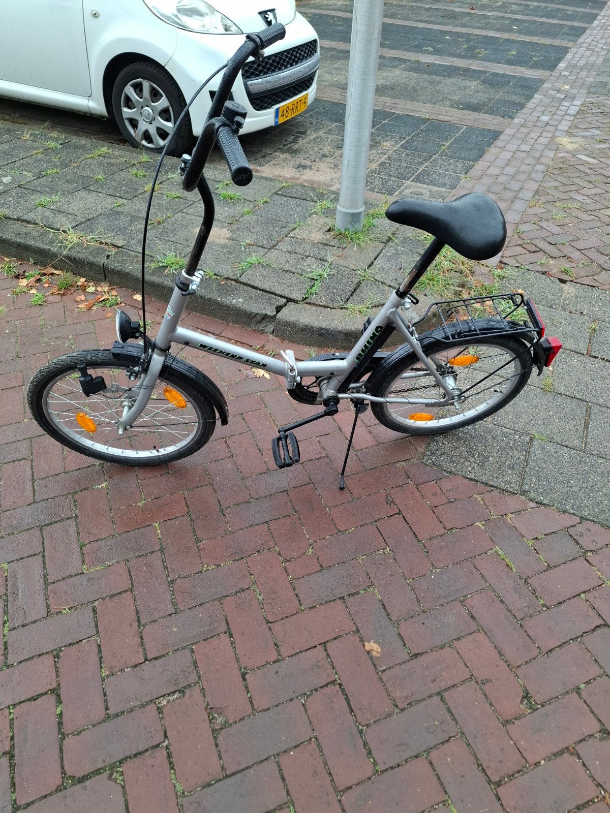 Opvouwbare fiets - Weekend Star, Fietsen en Brommers, Fietsen | Vouwfietsen, 20 inch of meer, Gebruikt, Velgrem, Totaal opvouwbaar