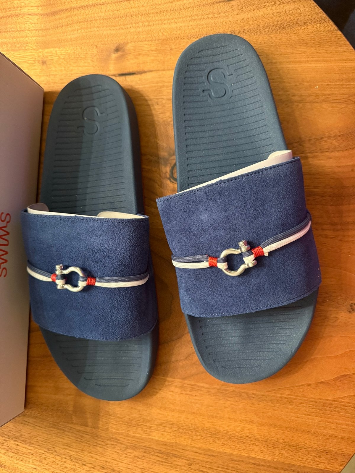 Swims Suede Slippers Maat 45 - Nieuw, Blauw, Nieuw, Ophalen of Verzenden, Swims