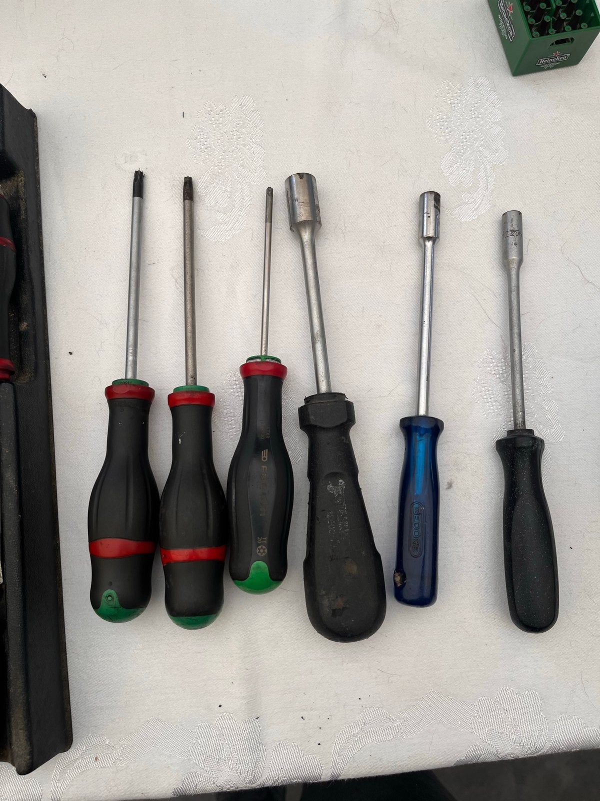 Facom Tork Schroevendraaiers en Dop Sleutels Set, Ophalen of Verzenden, Gebruikt