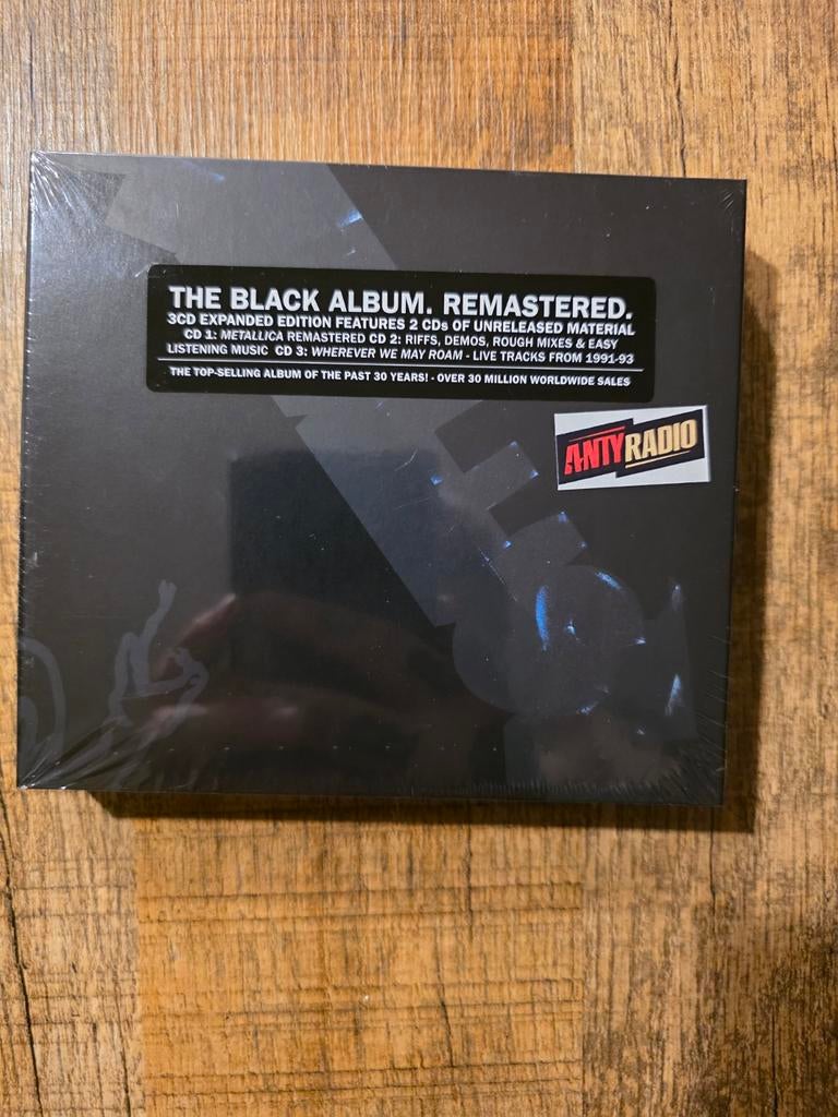 Metallica The Black Album Remastered 3CD Expanded Edition, Cd's en Dvd's, Ophalen of Verzenden, Nieuw in verpakking, Boxset