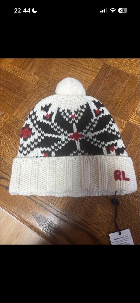 Ralph Lauren Winter Beanie / Wintermuts - Nieuw, Ophalen of Verzenden, Nieuw, Maat 38/40 (M), Muts