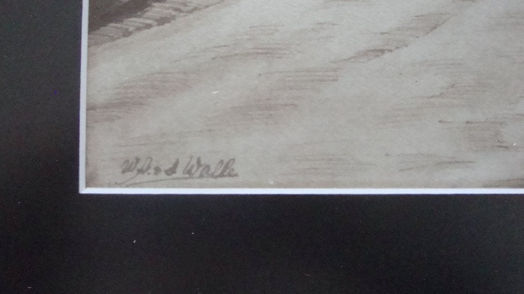 Willem van de Walle 1900 - 1944  nieuw ingelijst, Antiek en Kunst, Ophalen of Verzenden, Tekening, Ingelijst