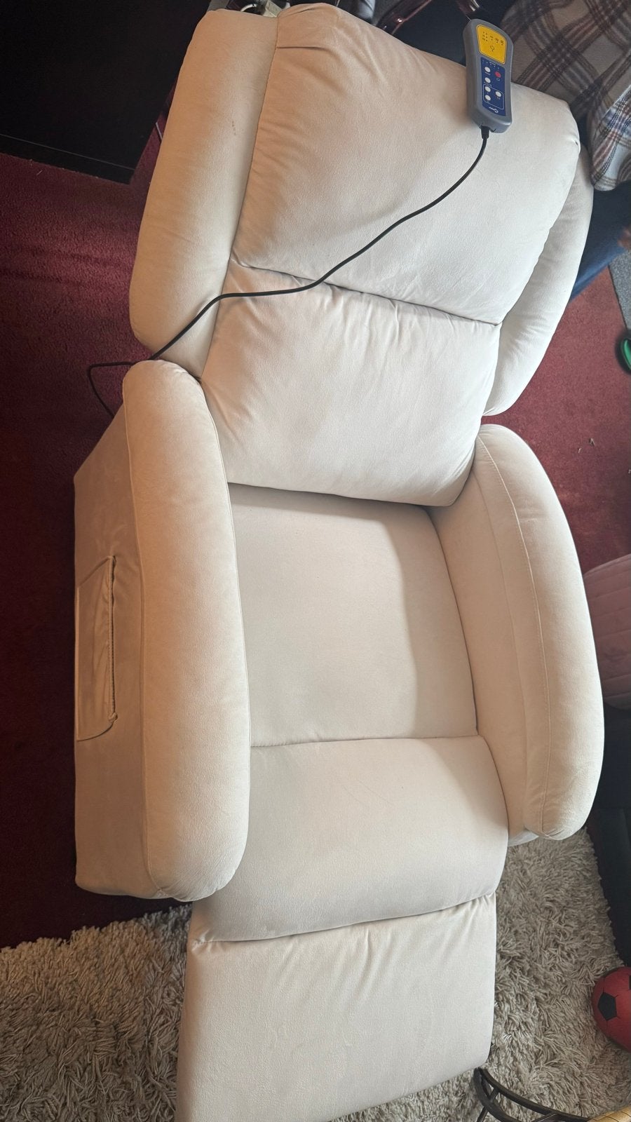 Comfortabele elektrische relaxstoel met massagefunctie, Ophalen, Overige kleuren, Zo goed als nieuw, Eén