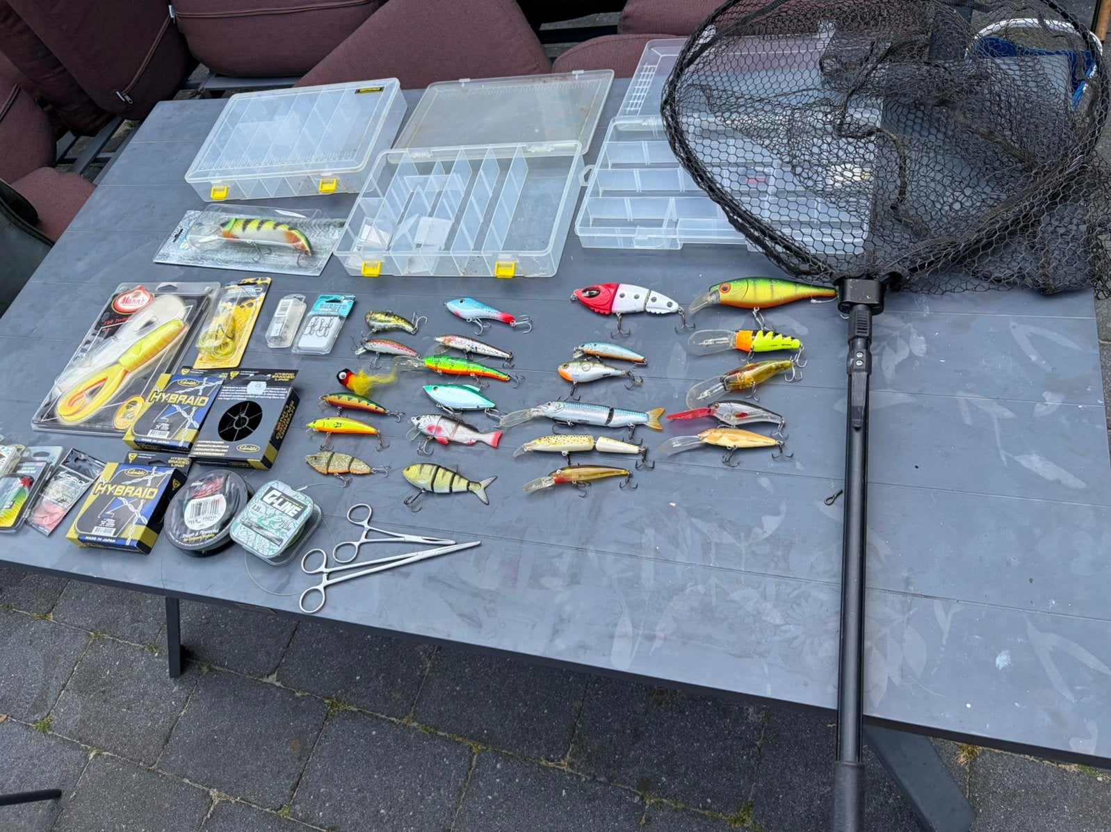 Kunstaas, braid, schepnet, spro rapala salmon, Ophalen of Verzenden, Gebruikt