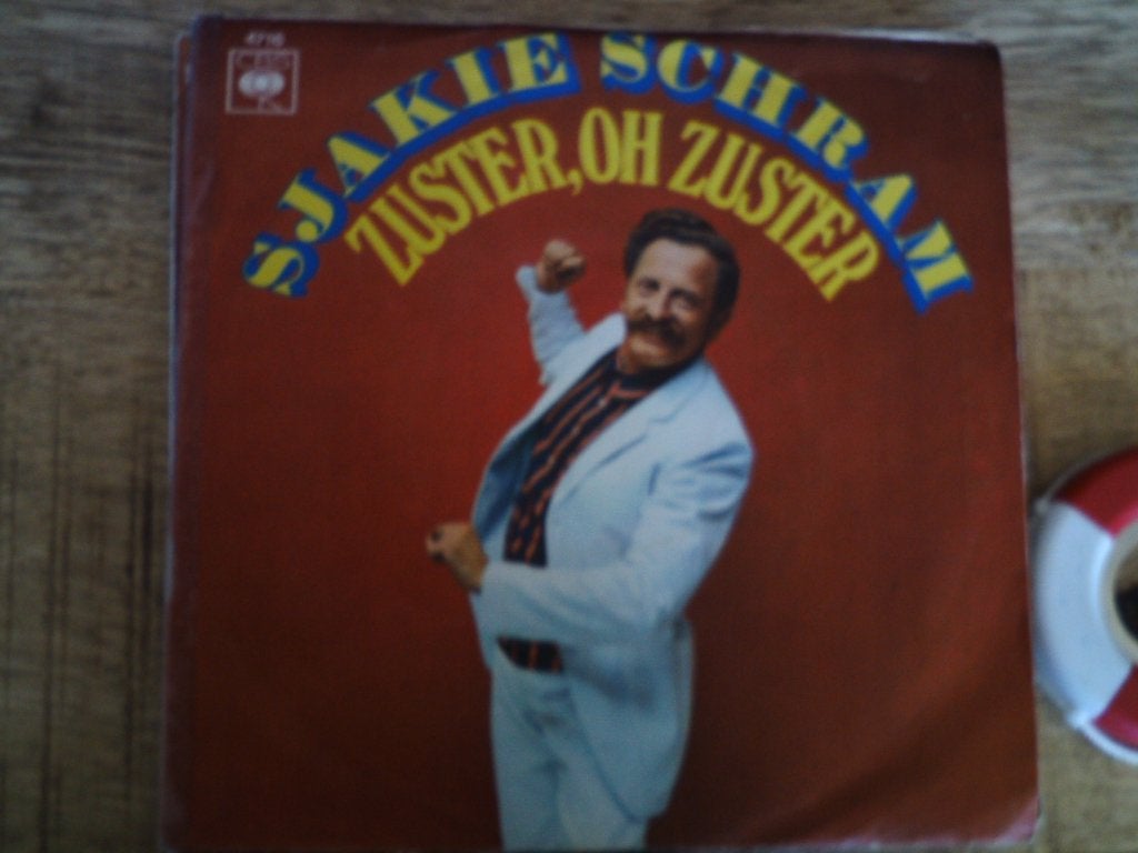 sjakie schram -zuster, oh zuster  4jul, 10 inch, Ophalen of Verzenden, Zo goed als nieuw, Fotohoes