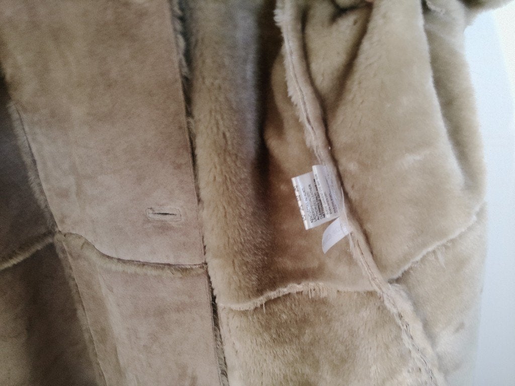 Vintage leren jas lange leren jas Saki puls 127cm Maat 44, Ophalen of Verzenden