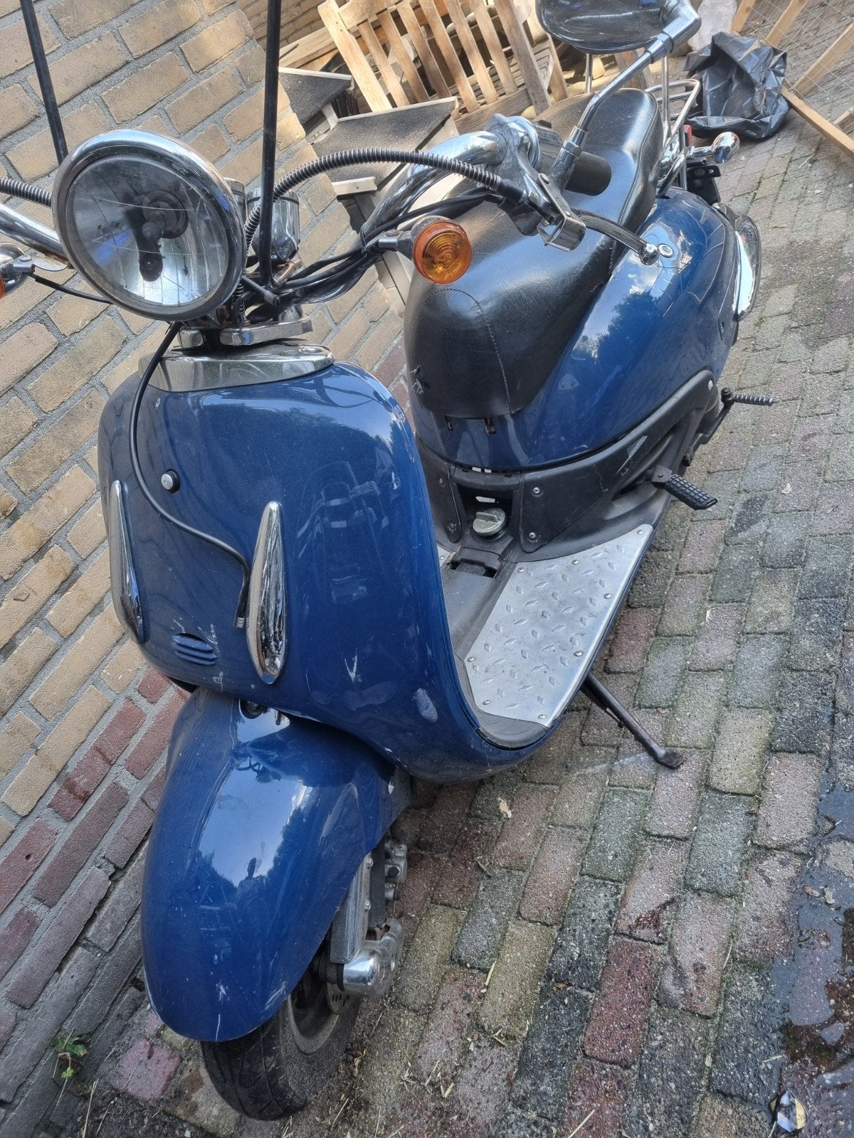 nette retro scooter, Ophalen of Verzenden
