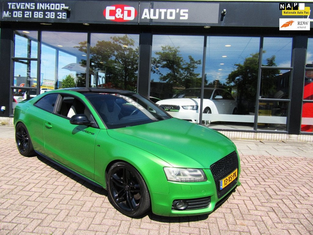 Audi S5 Coupé 4.2 FSI S5 quattro ORIG NL UNIEKE SHOWCAR 6 B, Auto's, Audi, Gebruikt, Zwart, 4200 cc, 4 stoelen