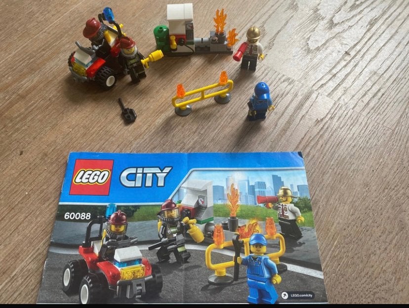 Lego City 60088 Brandweer start set, Lego, Ophalen of Verzenden, Compleet, Complete set