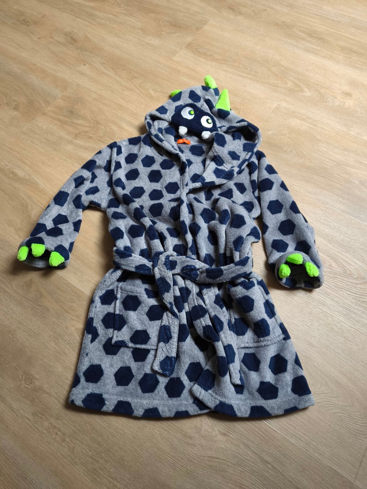 Hema badjas dinosaurus maat 110/116, Nacht- of Onderkleding, Jongen of Meisje, Nieuw, Ophalen of Verzenden