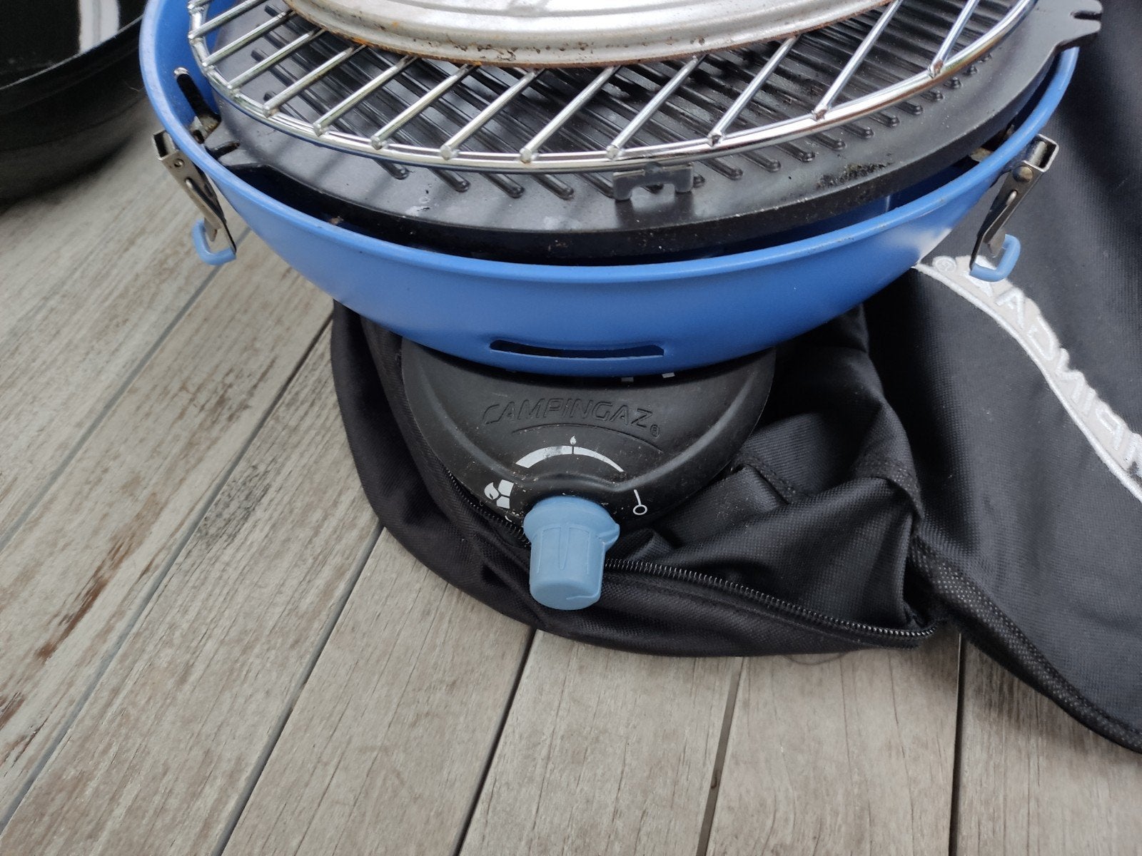 Compacte Campingaz Party Grill 200 - Ideaal voor onderweg, Tuin en Terras, Ophalen, Gebruikt, Campingaz