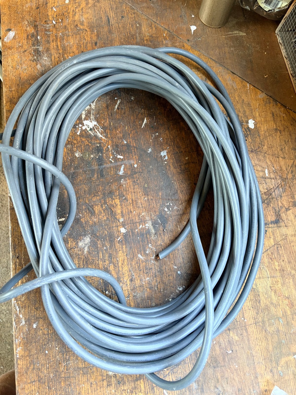 YMvK kabel 2x2,5 - ca. 25 meter, Doe-het-zelf en Verbouw, Elektra en Kabels, Ophalen, Nieuw, Kabel of Snoer