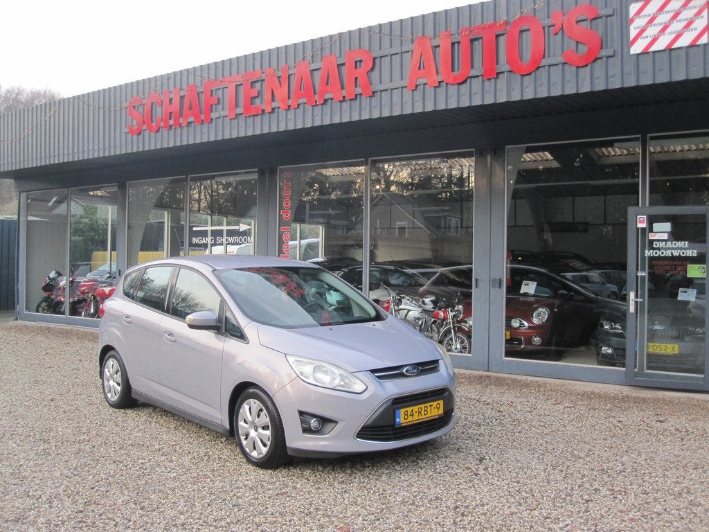 Ford C-MAX 1.6 Trend in super staat met trekhaak apk 05-08-2, Auto's, Voorwielaandrijving, Gebruikt, Huisgarantie, 4 cilinders