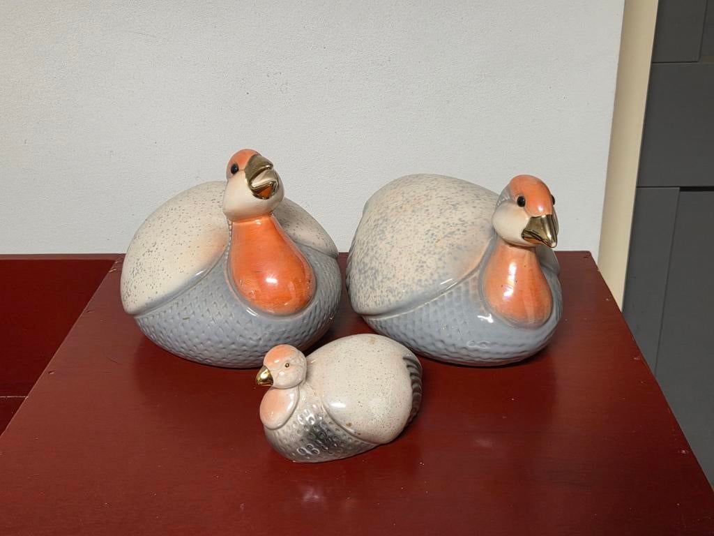 3 beelden ganzen, Verzamelen, Beelden en Beeldjes, Ophalen of Verzenden, Gebruikt, Overige typen