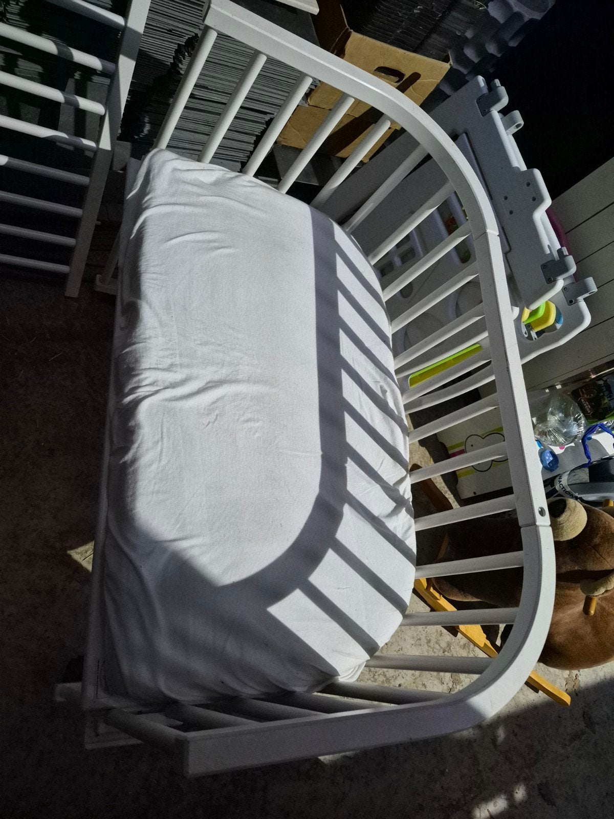 Co-sleeper babybedje - Wit, Kinderen en Baby's, Ophalen, Zo goed als nieuw