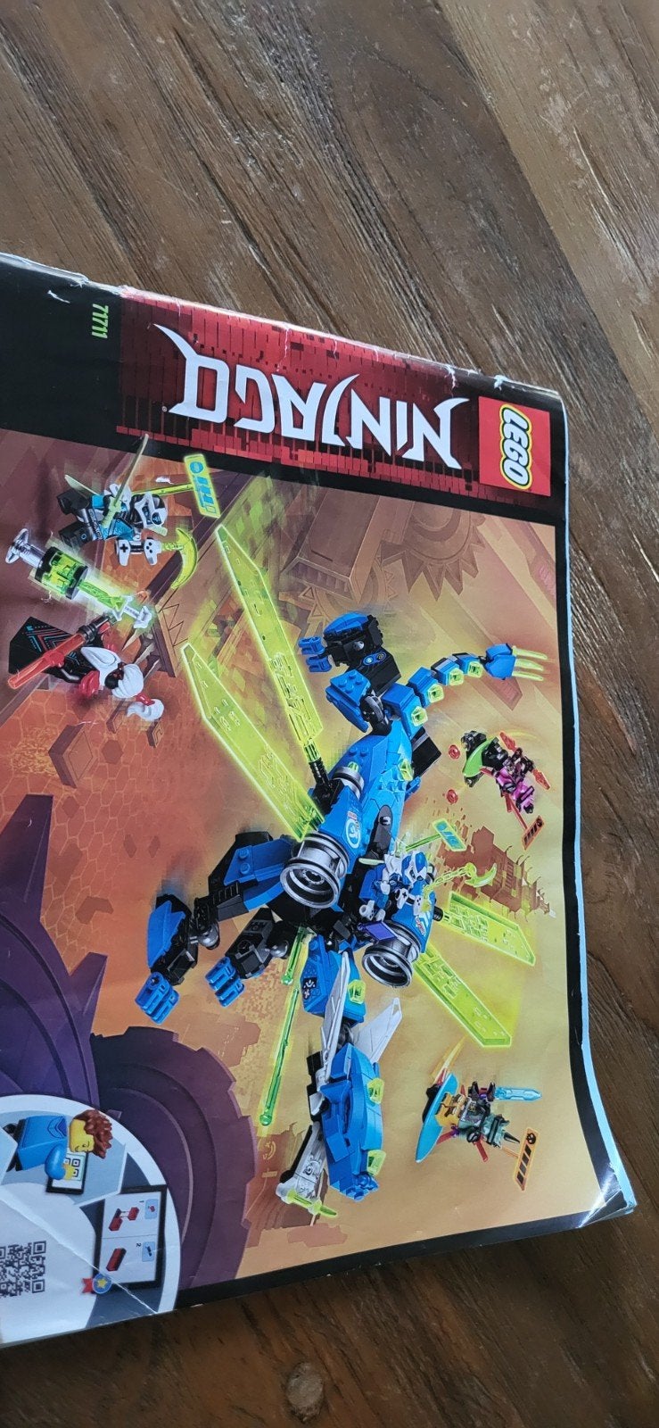 lego set 71711 Jay's cyber dragon, Gebruikt, Lego, Ophalen of Verzenden, Inclusief instructies
