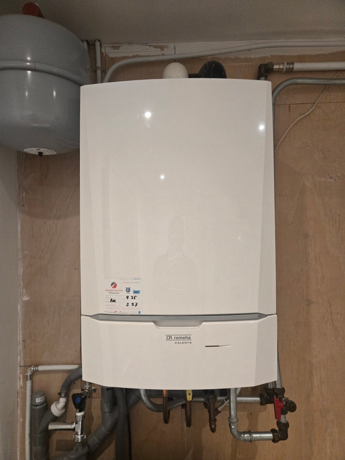 Remeha Calenta CV-ketel - Zo goed als nieuw, Doe-het-zelf en Verbouw, Verwarming en Radiatoren, Ophalen, 30 tot 80 cm, Hoog rendement (Hr)