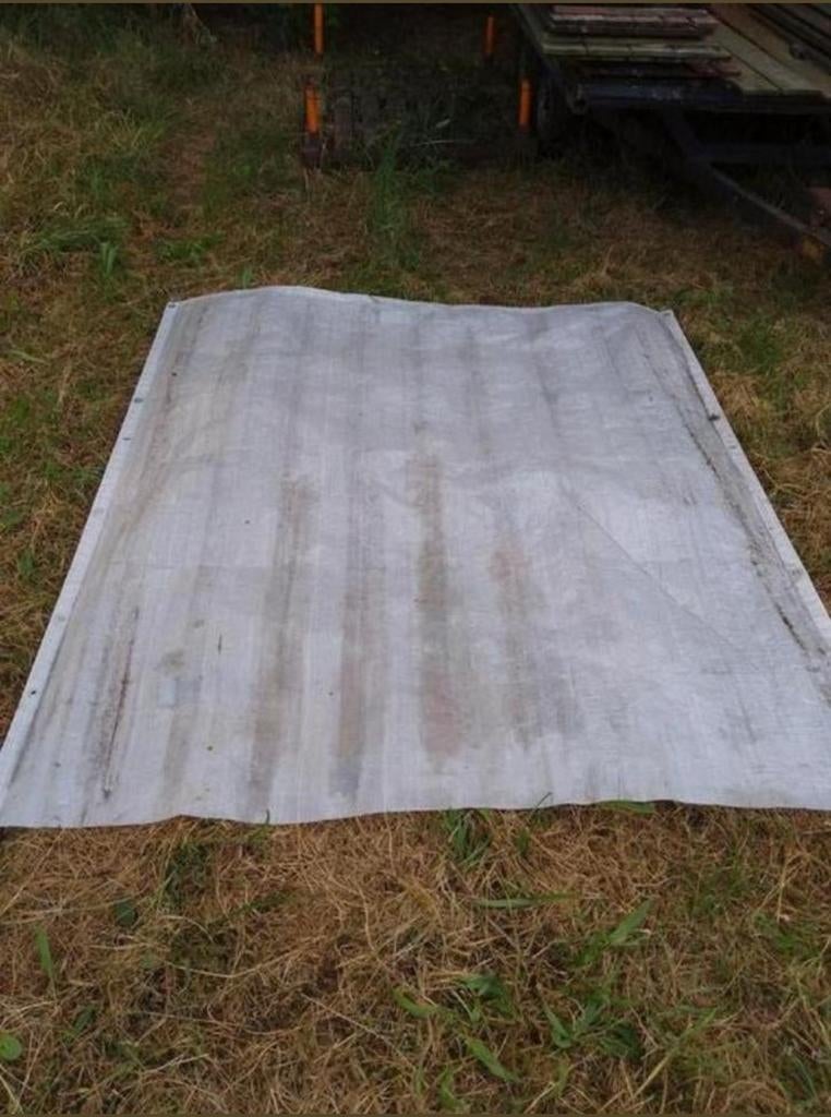 Pe zeilen voor marktkramen van 200*190 cm heb er nog circa 1, Ophalen of Verzenden