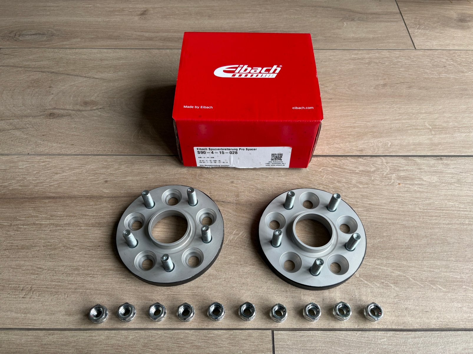 EIBACH Spoorverbreders / 15 mm per wiel / 5x105 / Opel Astra, Ophalen of Verzenden
