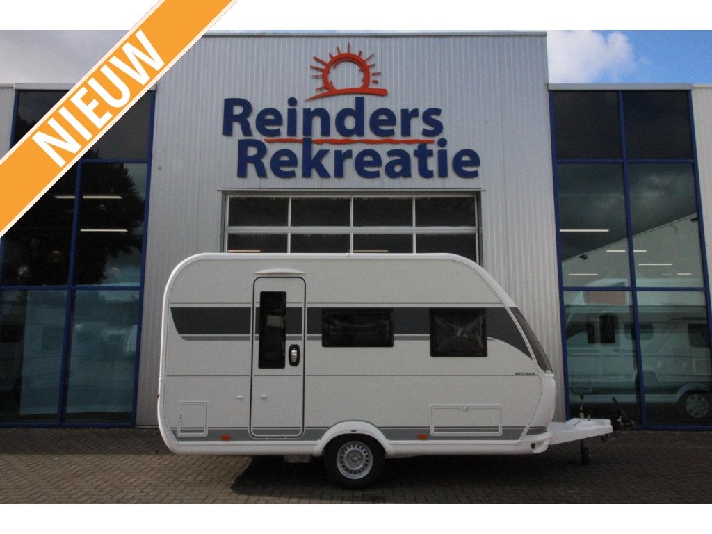Hobby On Tour 390 SF Caravan breedte 220 cm, Hobby, Dwarsbed, Bedrijf, Treinzit
