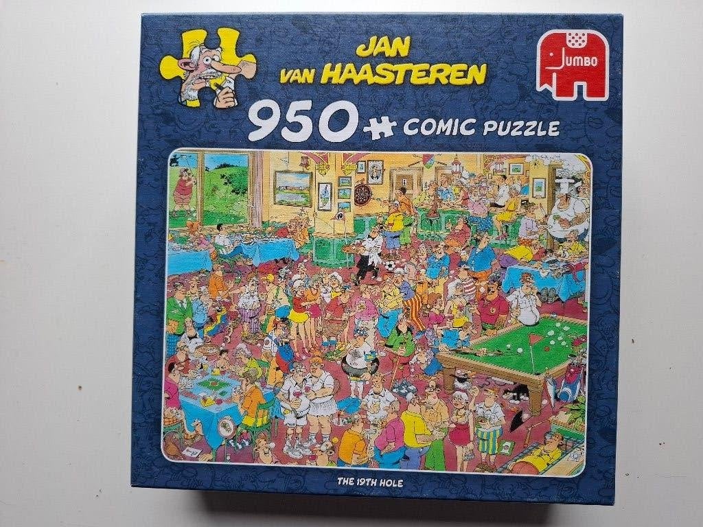 Jan van Haasteren puzzel - The 19th Hole - 950 stukjes, Ophalen of Verzenden, 500 t/m 1500 stukjes, Zo goed als nieuw, Legpuzzel
