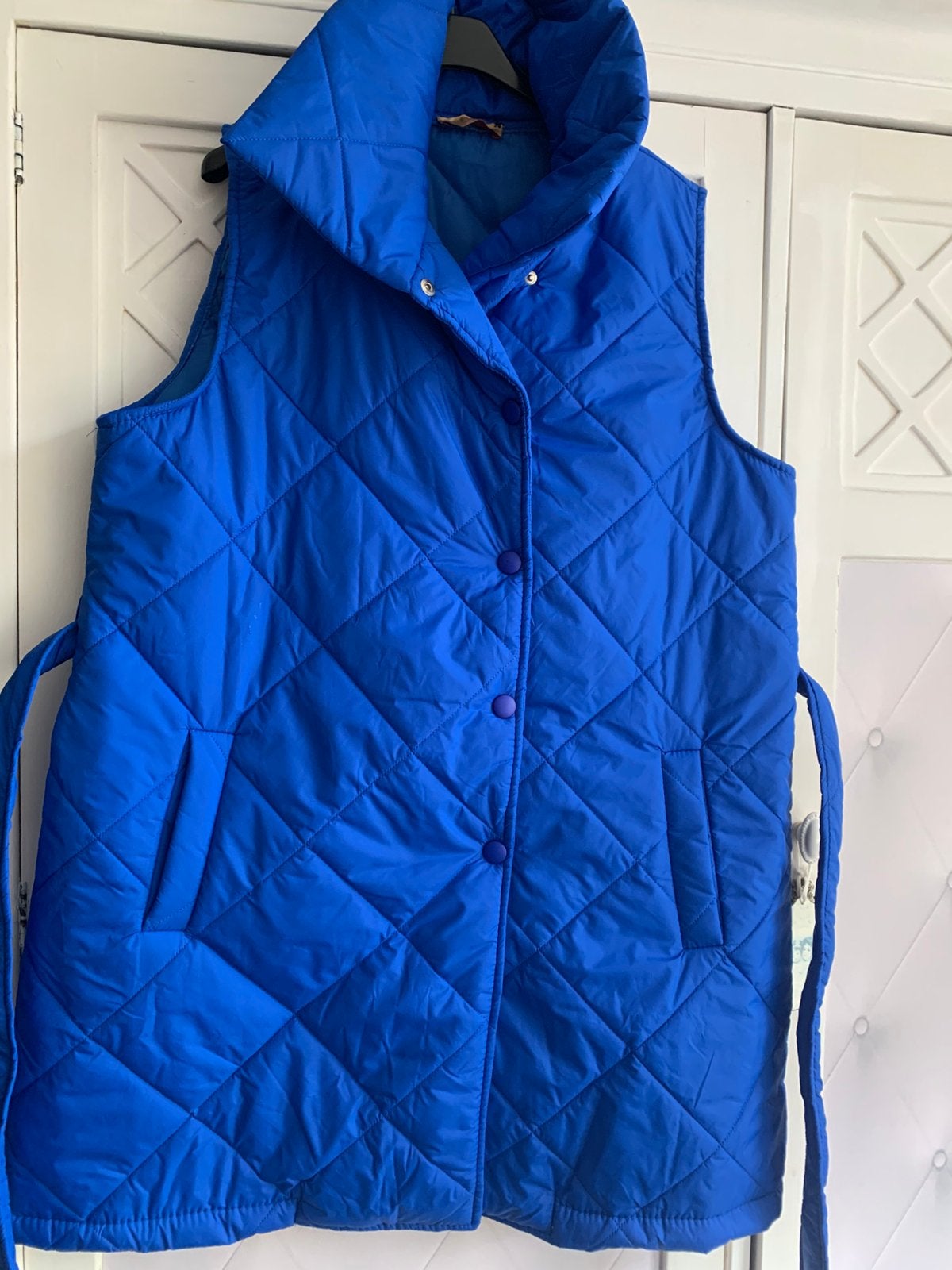 Bodywarmer maat 48, Kleding | Dames, Grote Maten, Ophalen of Verzenden, Zo goed als nieuw, Blauw, Overige typen