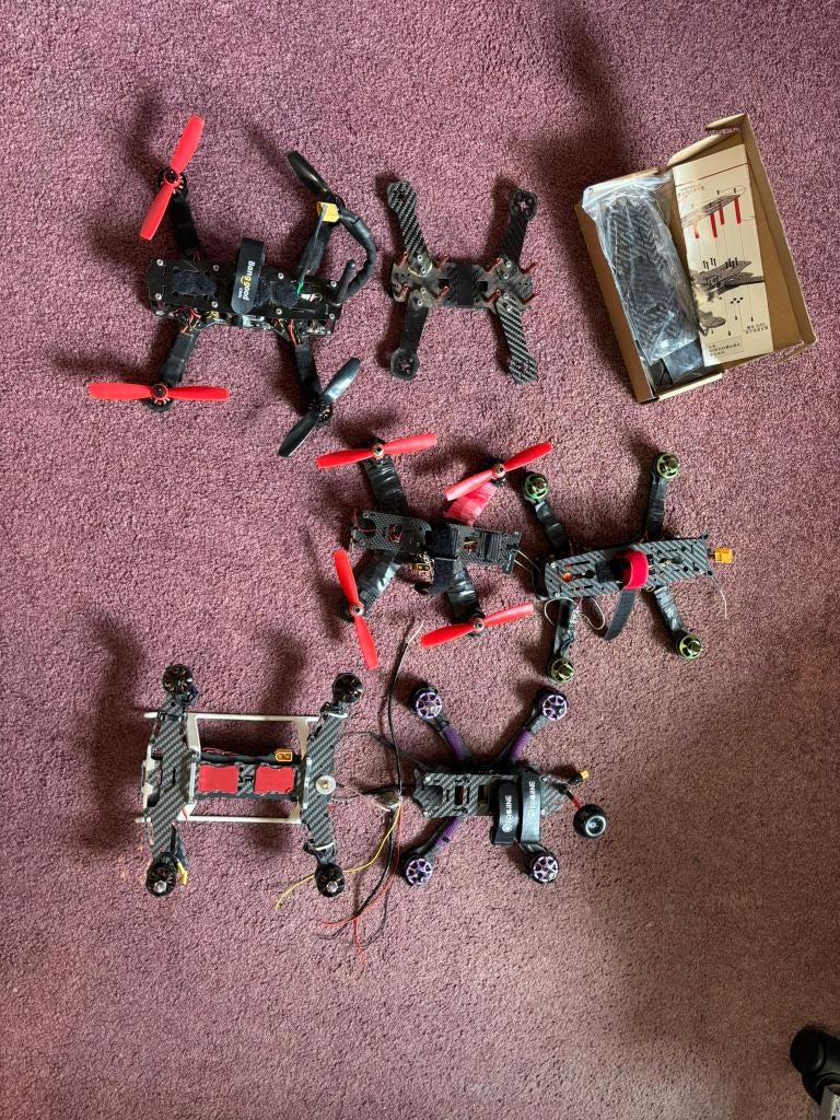 Komplete drone/fpv hobby ., 100 tot 1000 meter, Minder dan 15 minuten, Ophalen, 250 tot 900 gram