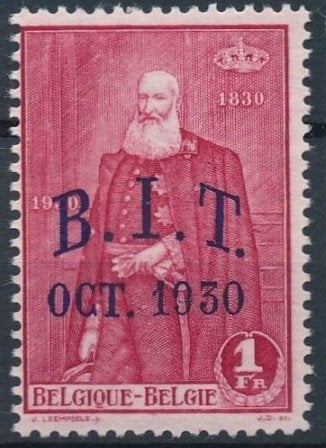 België 1930  - OBP 306 - Internationale Arbeidsorganisatie, Postzegels en Munten, Postzegels | Europa | België, Frankeerzegel
