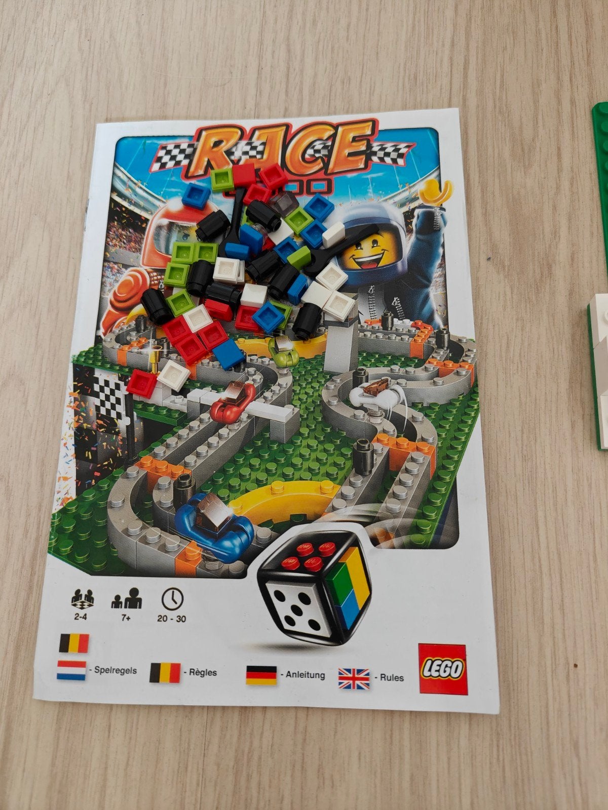 Lego Race 3000 bordspel - Complete set, Inclusief instructies, Lego, Ophalen of Verzenden, Zo goed als nieuw