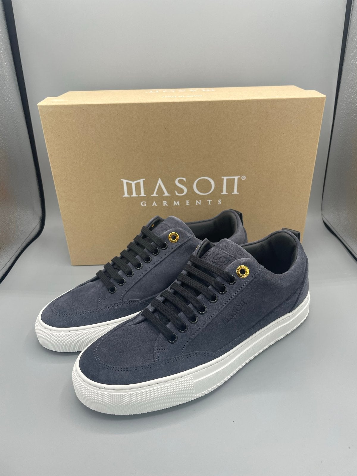Mason Garments Suede Sneakers Maat 40 nieuw, Kleding | Heren, Schoenen, Blauw, Nieuw, Ophalen of Verzenden, Sneakers of Gympen