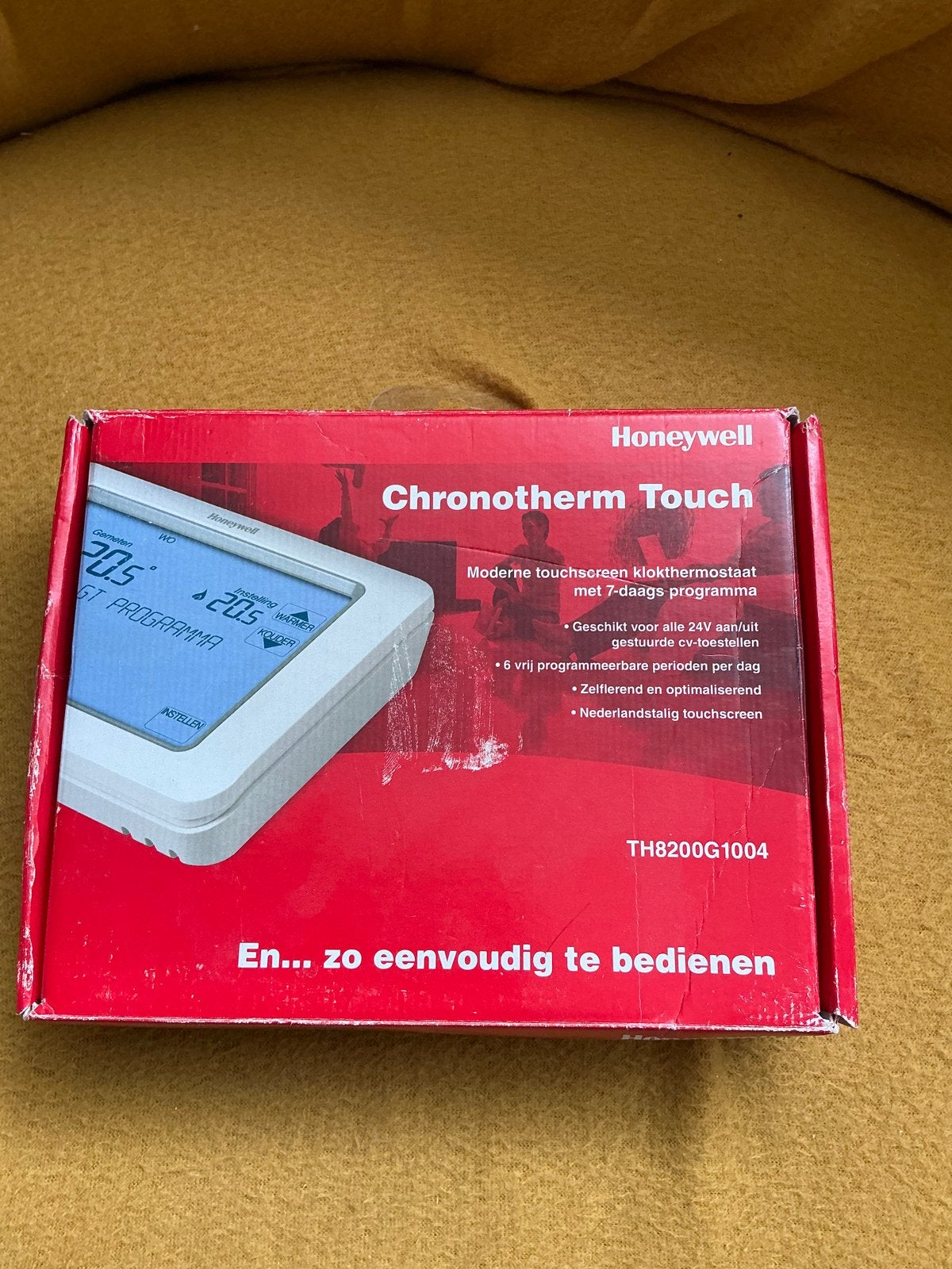 Honeywell Chronotherm Touch Klokthermostaat TH8200G1004, Doe-het-zelf en Verbouw, Thermostaten, Ophalen, Slimme thermostaat, Zo goed als nieuw