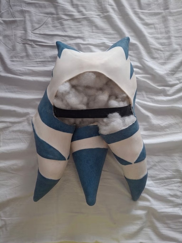 Ahsoka star wars cosplay lekku montrals, Verzamelen, Star Wars, Ophalen of Verzenden, Zo goed als nieuw, Replica