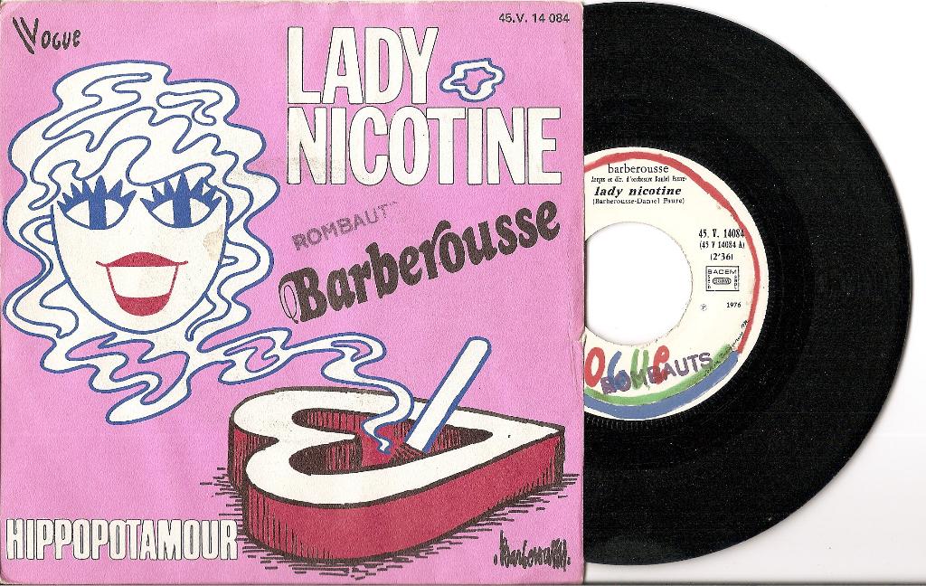 Barberousse – Lady Nicotine, Gebruikt, 7 inch, Single, Ophalen of Verzenden