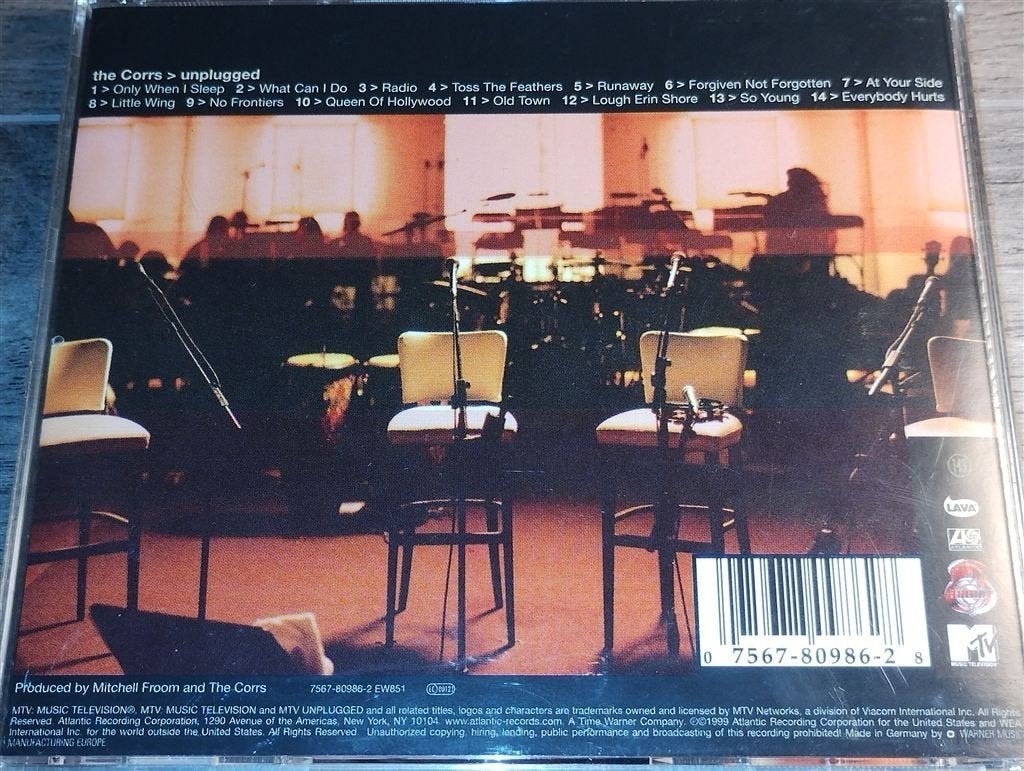 The Corrs - Unplugged, Ophalen of Verzenden, Zo goed als nieuw