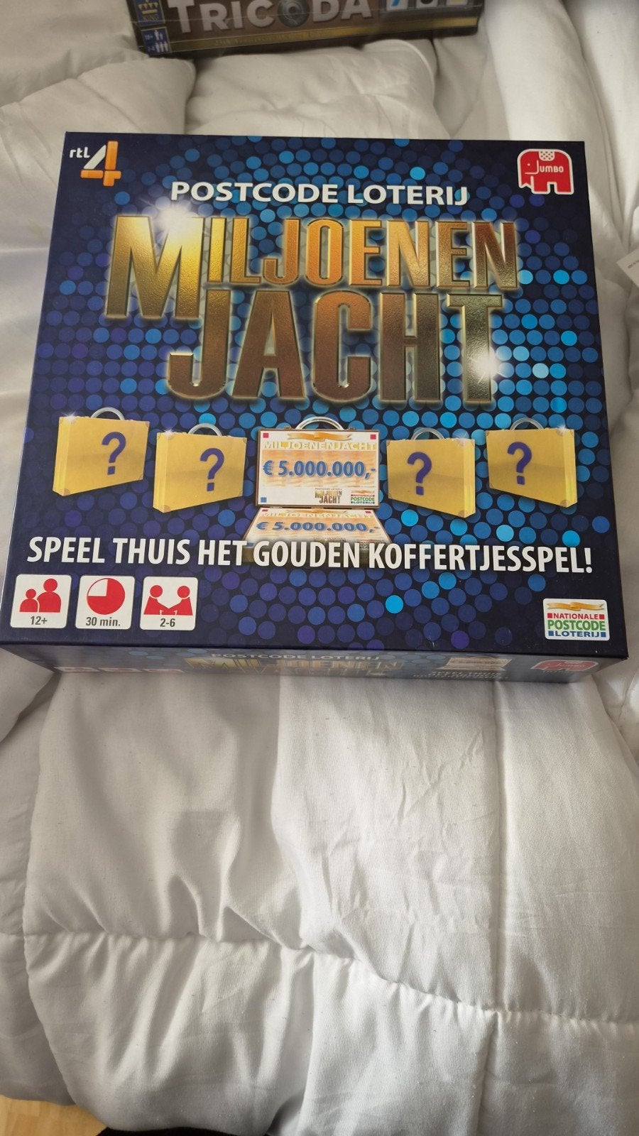 Postcode Loterij Miljoenenjacht Bordspel, Drie of vier spelers, Verzenden, Gebruikt, Jumbo