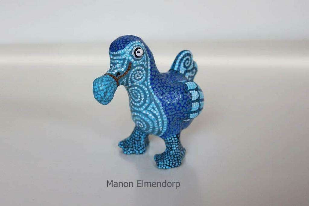 100% Handgemaakt Beeldje Dodo / Vogel Kunst Nieuw, Ophalen of Verzenden, Handgemaakt, Beeld
