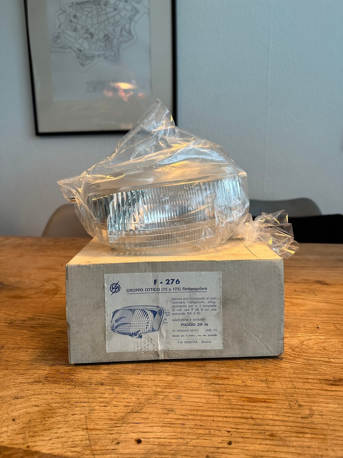 Piaggio Zip Type 1 / 2 / 3 Koplamp NOS Nieuw in Doos -, Ophalen of Verzenden, Zo goed als nieuw, Koplamp, Piaggio