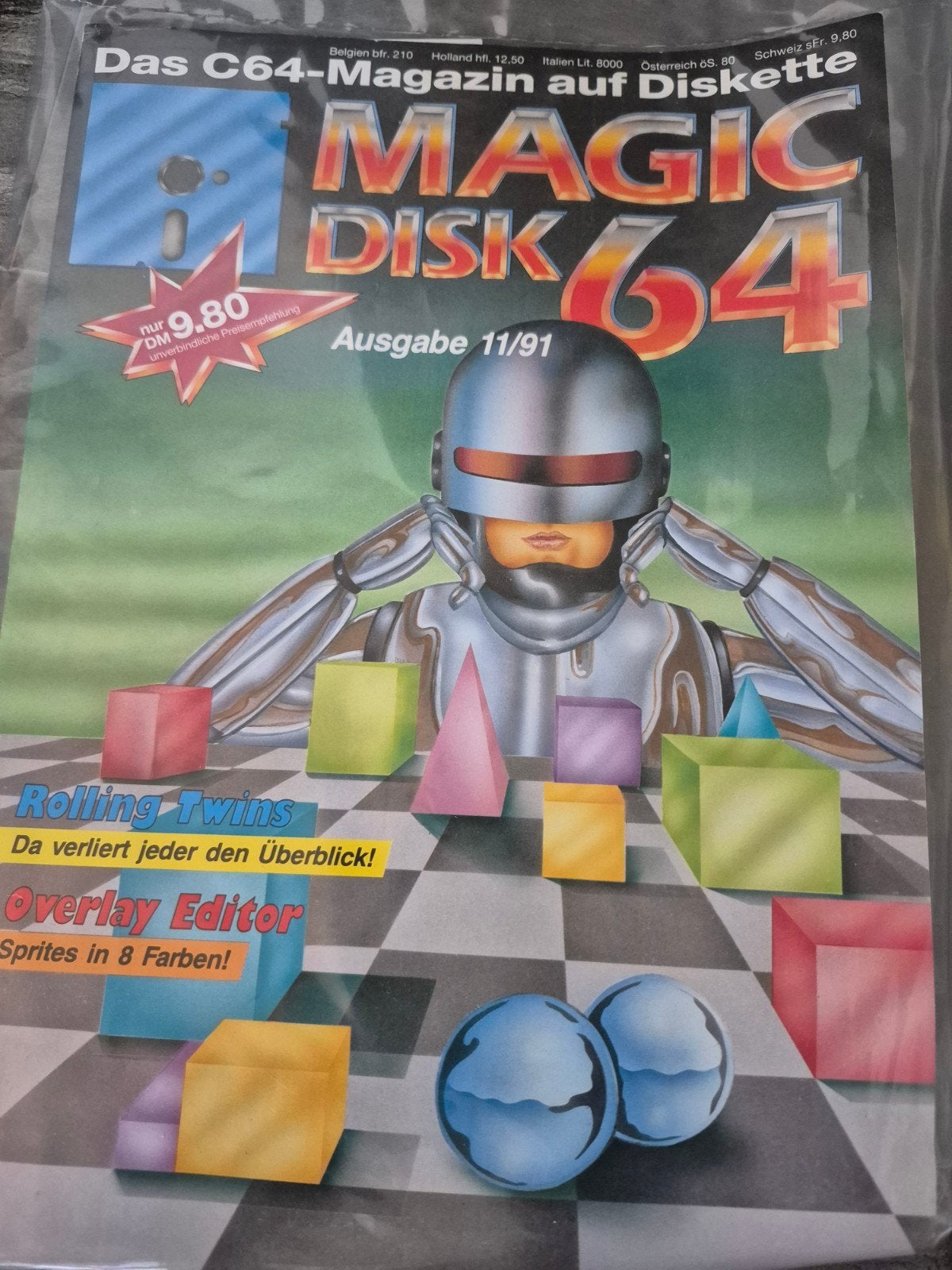 Magic Disk 64 - C64 Magazine op diskette (Uitgave 11/91), Spelcomputers en Games, Ophalen of Verzenden