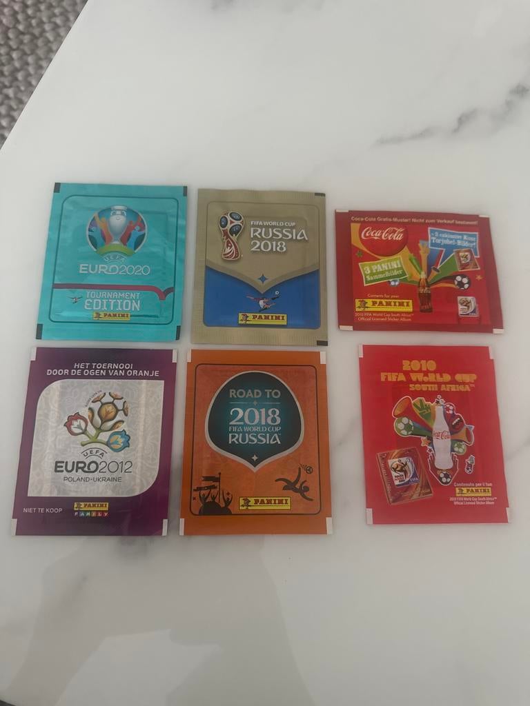 Panini Stickerzakjes - Diverse Collecties, Ophalen of Verzenden, Nieuw, Sport