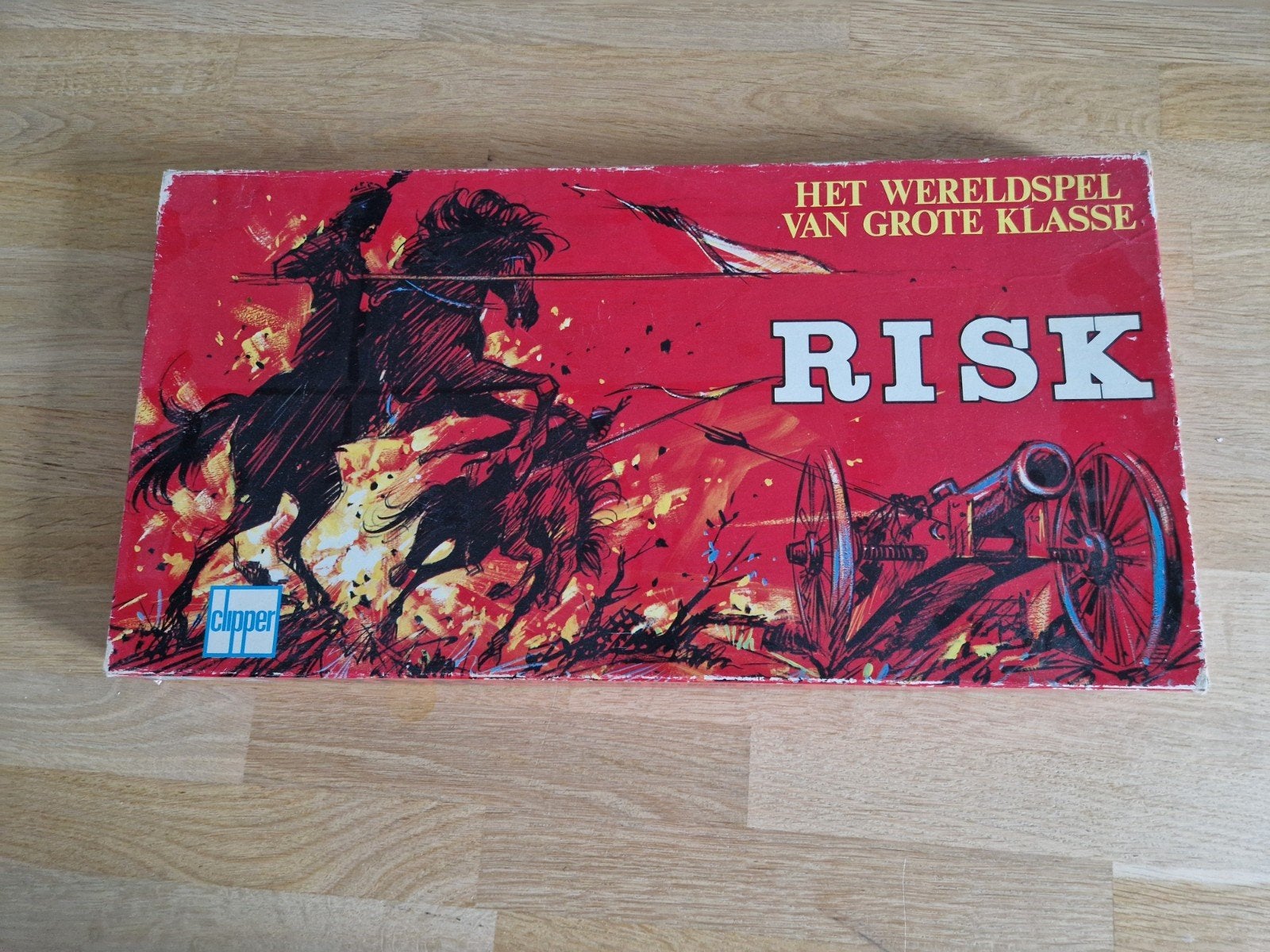 Risk Bordspel - Het Wereldspel van Grote Klasse, Vijf spelers of meer, Ophalen of Verzenden, Gebruikt, Clipper