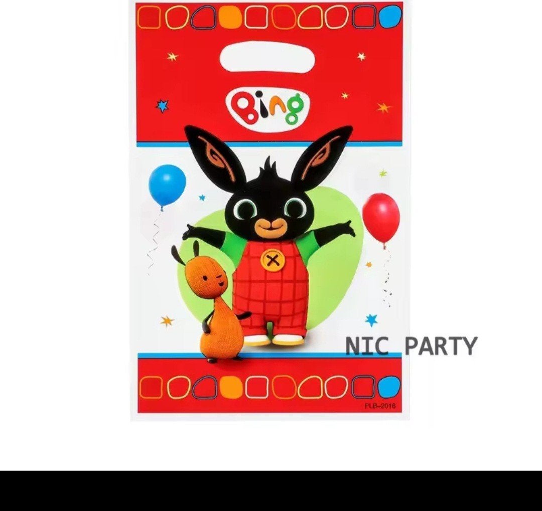Bing Feestzakjes - Nieuw (10 stuks), Ophalen of Verzenden, Nieuw, Feestartikel, Verjaardag