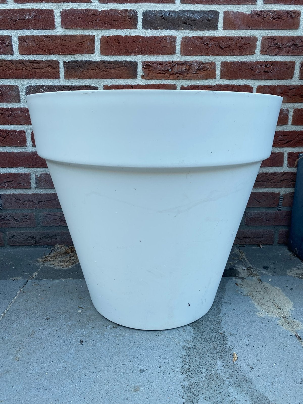 Elho witte plantenpot - Hoog 45cm, Diameter 48cm, Ophalen, Kunststof, Gebruikt, 40 cm of meer
