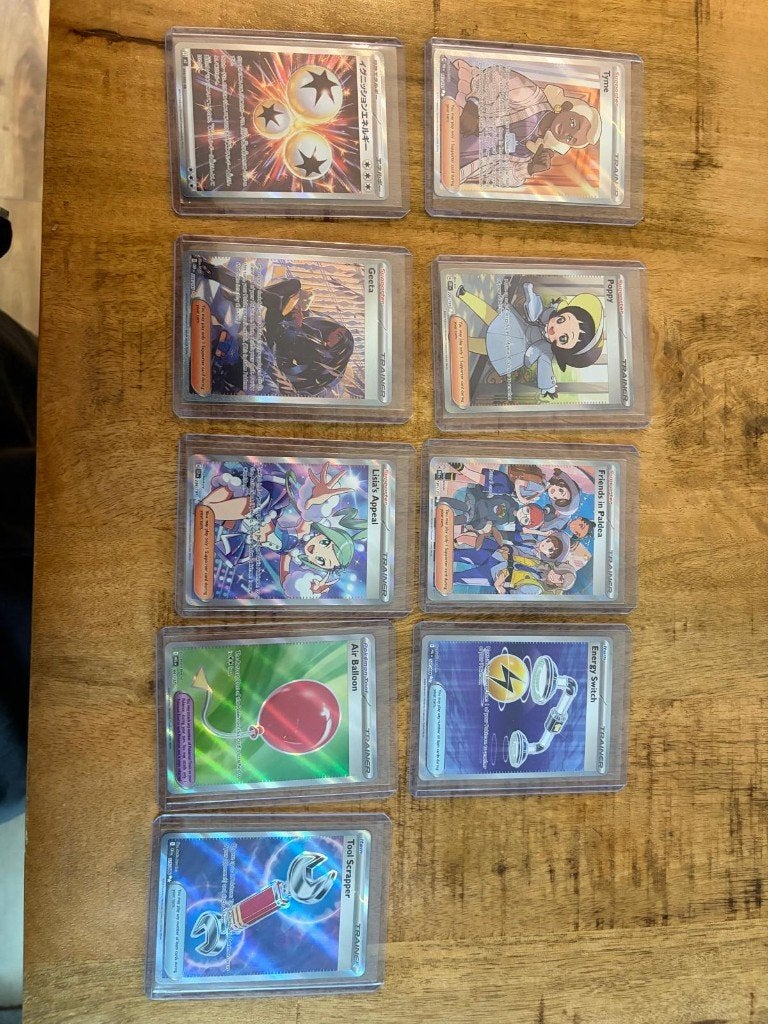 Lot Trainer/energy pokemon kaarten, Ophalen of Verzenden, Nieuw, Meerdere kaarten